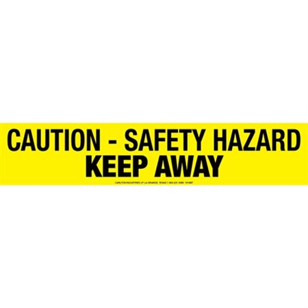 Caution Safety Hazard Keep Away Barricade Tape